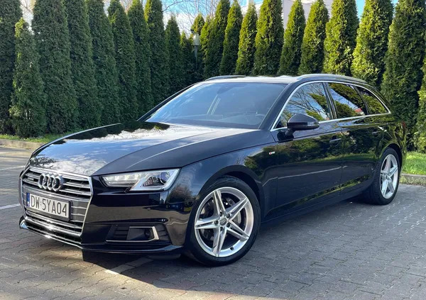 samochody osobowe Audi A4 cena 85900 przebieg: 157460, rok produkcji 2017 z Wrocław